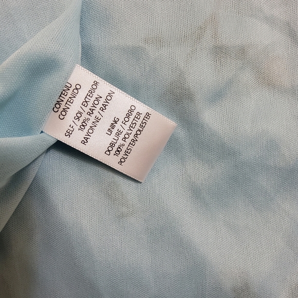 Wayf  New Women’s Blue Floral Midi Dress Size M - Picture 7 of 8